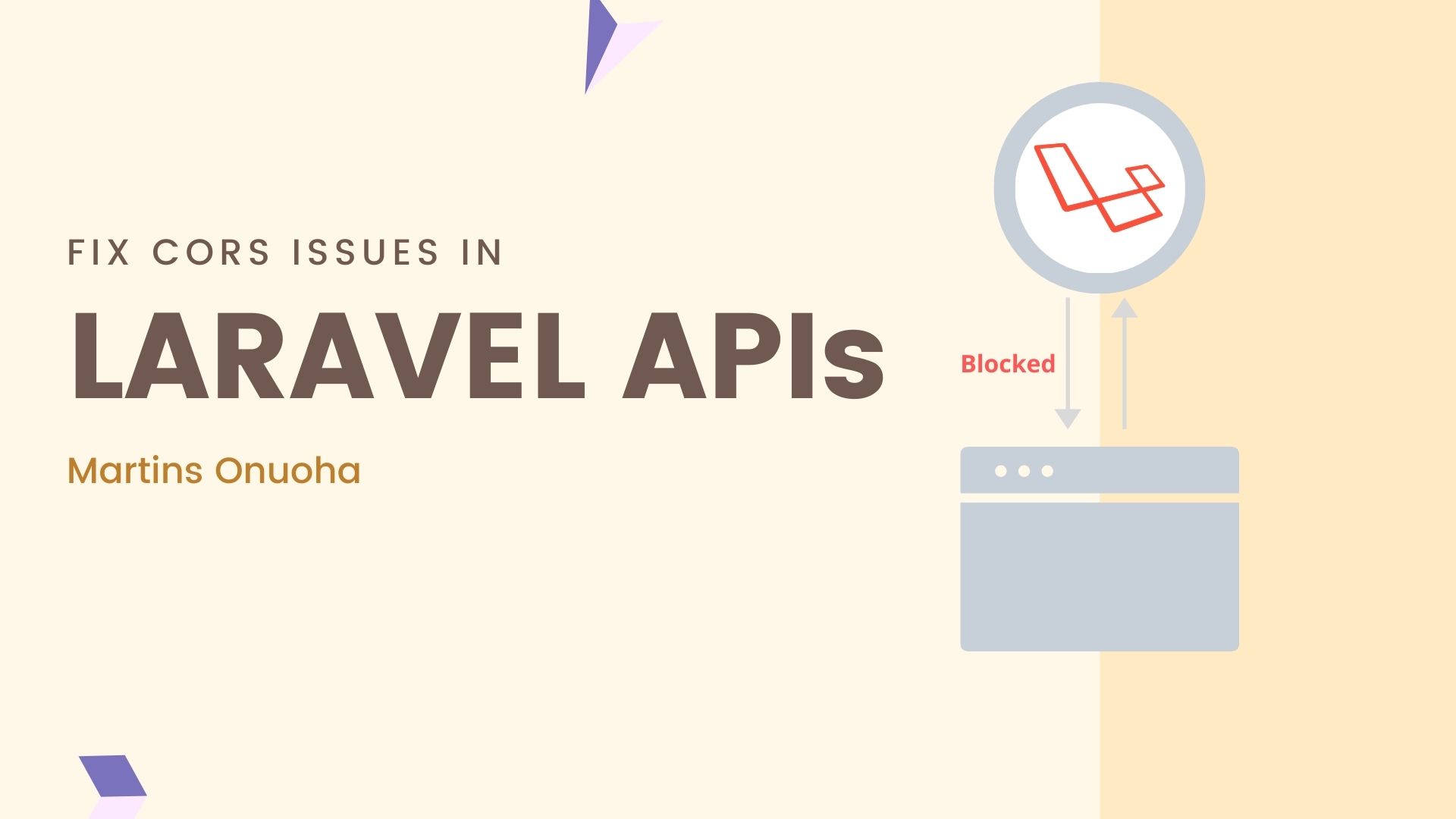 Fix CORS Issues in Laravel APIs