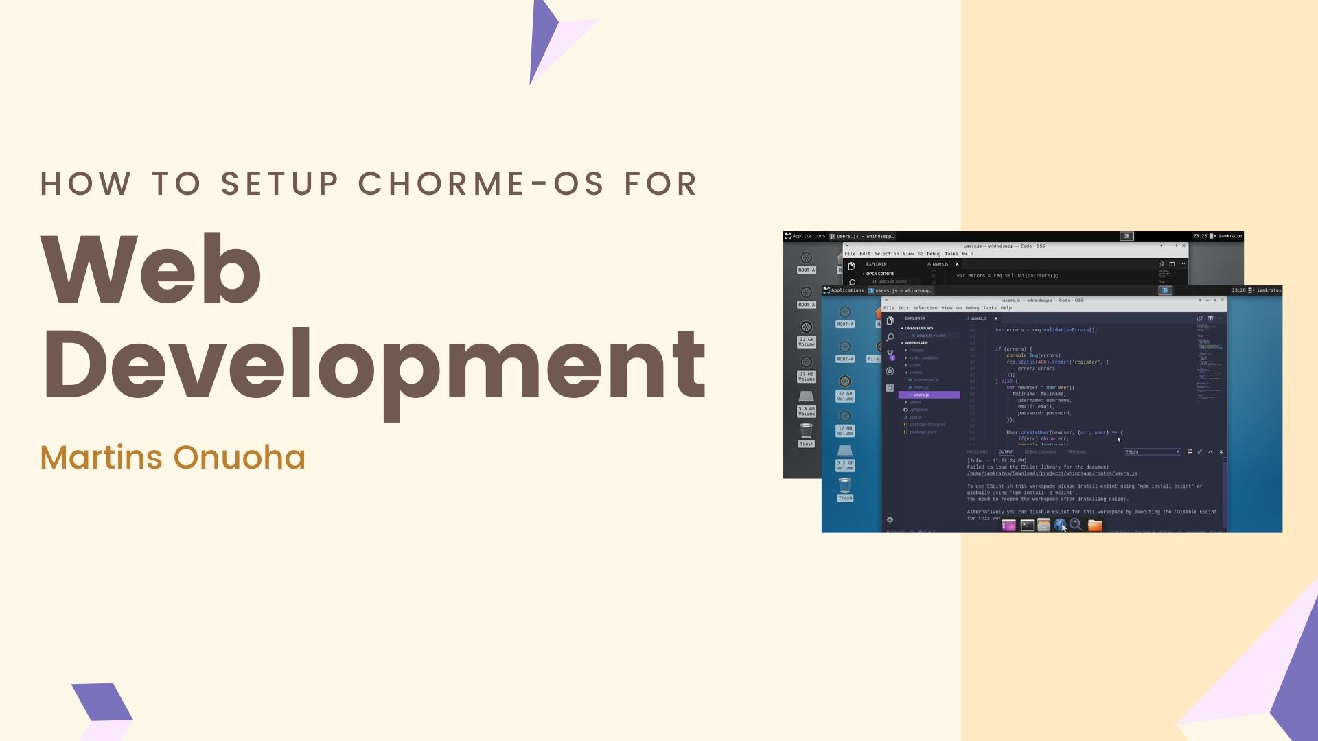 How to Setup ChromeOS for Web Development